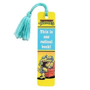 Vintage 80s Teenage Mutant Ninja Turtles Bookmark Radical 1989 Antioch H-1262